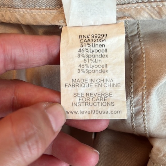 ANTHROPOLOGY Level 99 Shayla Mushroom WideLeg Pants Size 26 - Picture 11 of 15